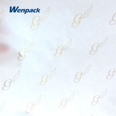 Customized Logo Name Thin Wax Grease Proof Food Package Printing Wrapping Paper